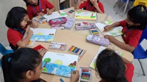 Masterpieces at work at Meru International School